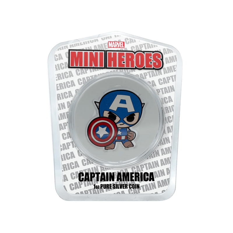 Buy 1 oz Marvel Mini-Hero Captain America Coin (2021) | Price in